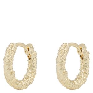 SNÖ Of Sweden Gisele Small Ring Earrings Plain Gold Onesize