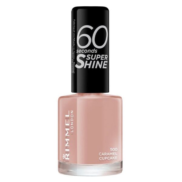 Rimmel London 60 Seconds Super Shine Nail Polish #500 Caramel Cup