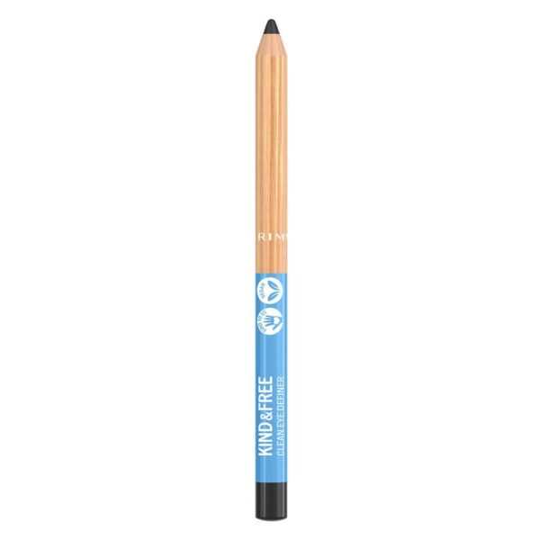 Rimmel London Kind & Free Clean Eyeliner Pencil 001 Pitch 1.1g