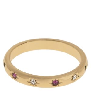 Timi Of Sweden Elin Colorful Crystals Ring