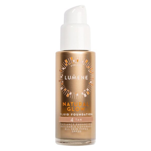 Lumene Natural Glow Fluid Foundation SPF20 4 Tan 30ml