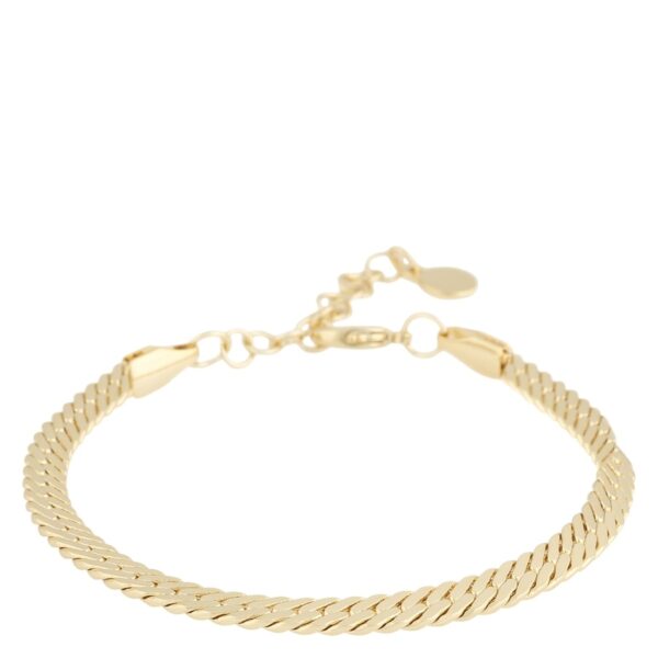 SNÖ Of Sweden Row Bracelet Plain Gold Onesize