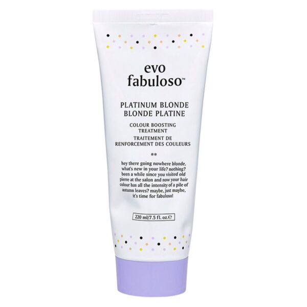 Evo Fabuloso Platinum Blonde Colour Boosting Treatment 220ml