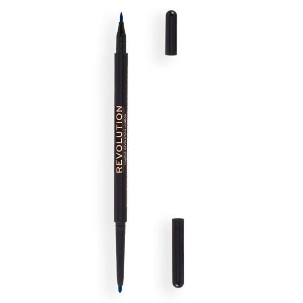 Makeup Revolution Felt & Kohl Eyeliner Blue 1pcs