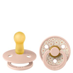 BIBS Pacifier Colour Latex Studio Collection Jasmine Blush Mix Si