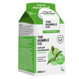 The Humble Co Natural Mouthwash Fresh Mint 500ml