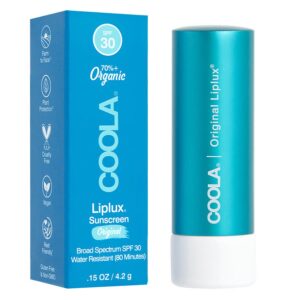 COOLA Classic Liplux Organic Lip Balm Original SPF30 4