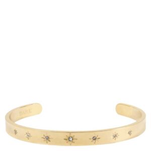 DARK Crystal Star Cuff Gold