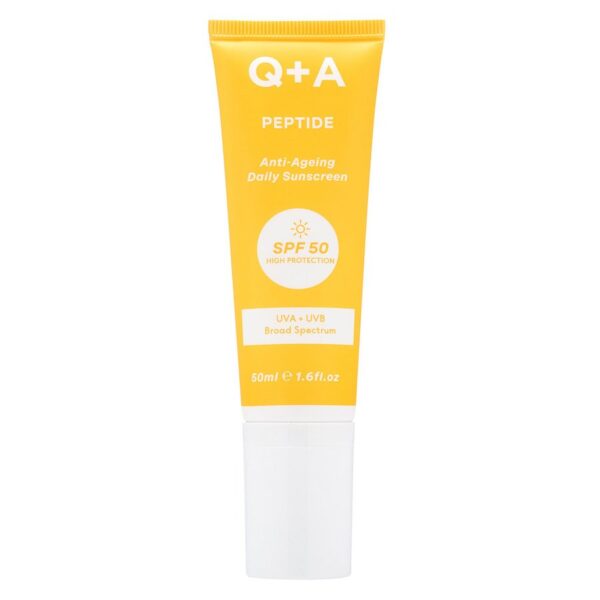 Q+A Peptide Renewing Face Sunscreen SPF50 50ml