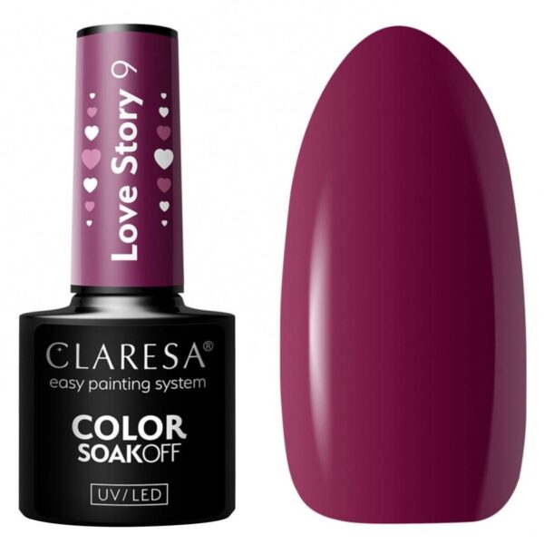 Claresa Nail Polish Hybrid Soak Off Love Story 09 5ml