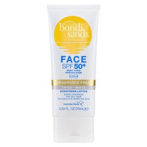 Bondi Sands Fragrance Free Matte Tinted Face Lotion SPF50+ 75ml