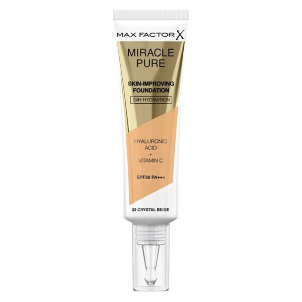 Max Factor Miracle Pure Skin-Improving Foundation 33 Crystal Beig