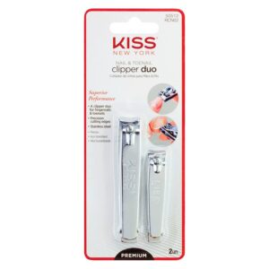 KISS Nail And Toenail Clipper Duo 2pcs