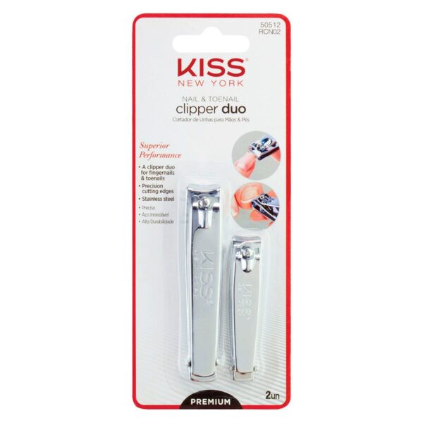 KISS Nail And Toenail Clipper Duo 2pcs