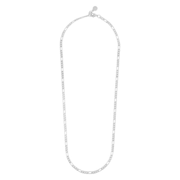 SNÖ Of Sweden Row Small Chain Necklace Plain Silver 45cm