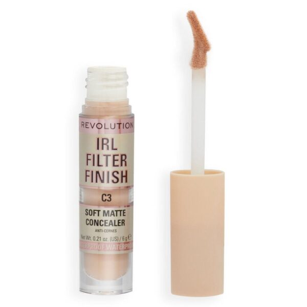 Makeup Revolution IRL Filter Finish Concealer C3 6g