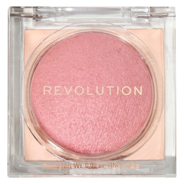 Makeup Revolution Beam Bright Blush Pink Party 2