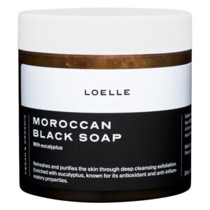 Loelle Organic Skincare Moroccan Black Soap Paste 200g