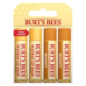 Burt&apos;s Bees Beeswax & Honey Quad Pack 4x4