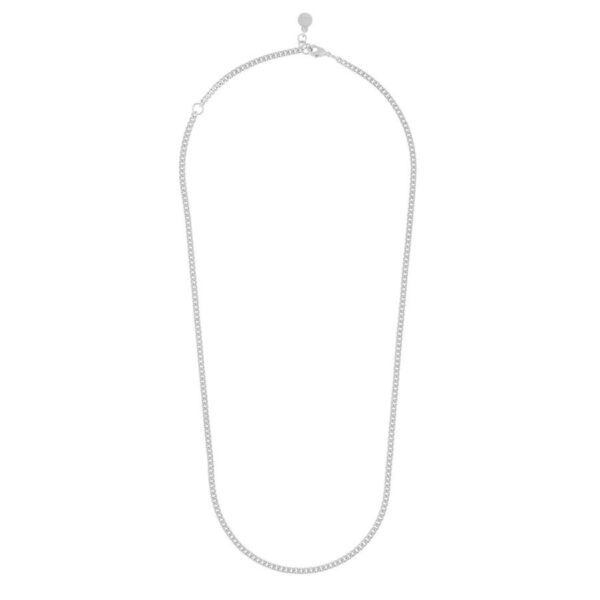 Snö Of Sweden Casual Kim Small Necklace Plain Silver 50cm