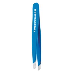 Tweezerman Mini Slant Tweezer Bahama Blue