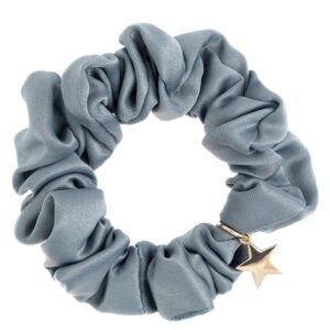 DARK Satin Scrunchie Dark Sage