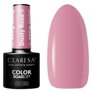 Claresa Nail Polish Hybrid Soak Off Dusty Rose 08 5ml