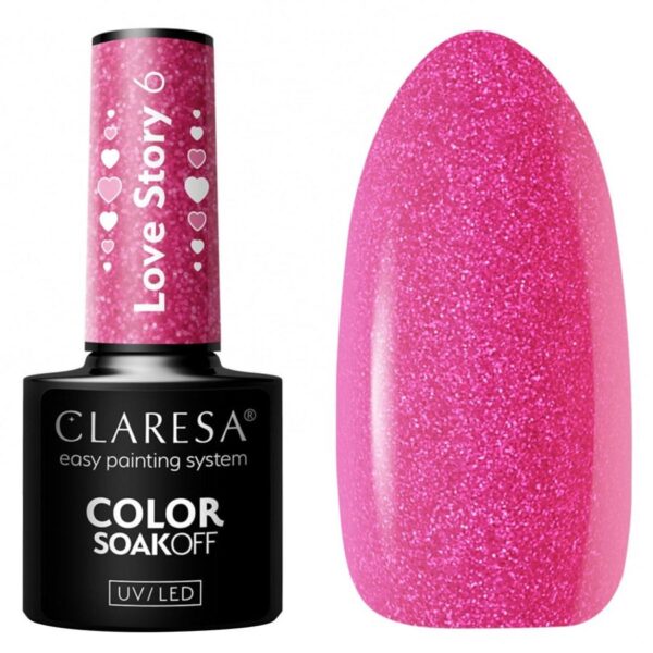 Claresa Nail Polish Hybrid Soak Off Love Story 06 5ml