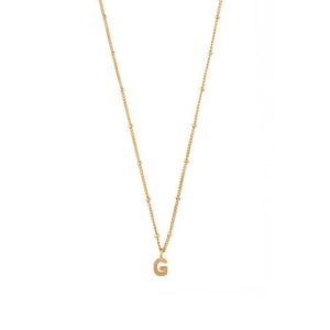 Initial G Satellite Chain Necklace